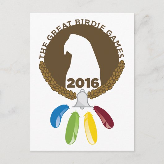 Die Großen Birdie Spiele 2016! Postkarte (Vorderseite)