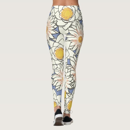 Die großen Blume der Leggings zazzeln (Rückseite)