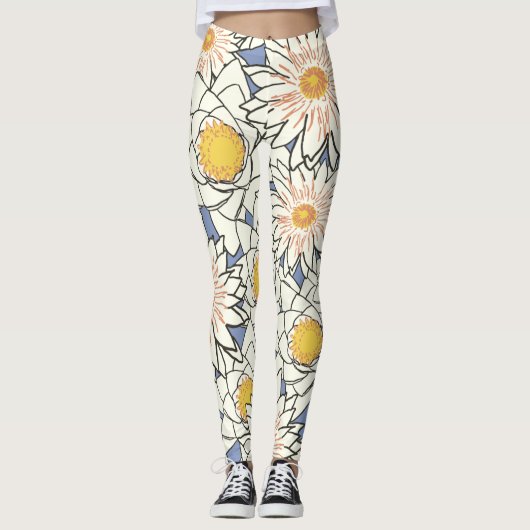 Die großen Blume der Leggings zazzeln (Vorderseite)