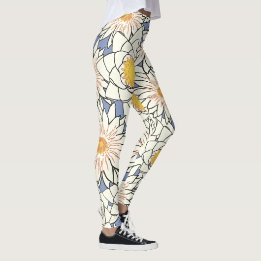 Die großen Blume der Leggings zazzeln (Rechts)