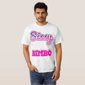 Die Größen der Sissybimbo-Shirt-Männer T-Shirt (Vorne ganz)