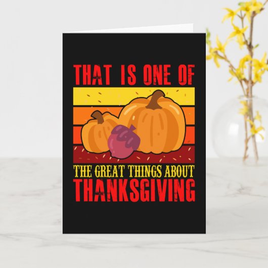 Die großen Dinge über den Erntedank Karte (Gelbe Blume)