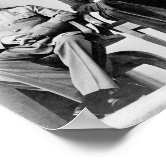 Die Großen Drei - W2 - Konferenz von Teheran 1943 Poster (Ecke)