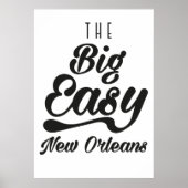 Die großen, einfachen New Orleans Poster (Vorne)