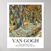 Die großen Flugzeug (Straßenbauten in Saint-Rémy) Poster (Vorne)