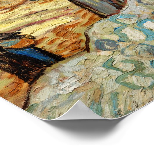 Die großen Flugzeug (Straßenbauten in Saint-Rémy) Poster (Ecke)