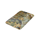 Die großen Flugzeug von Vincent Van Gogh Badematte (Schrägansicht)