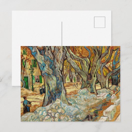 Die großen Flugzeug von Vincent van Gogh Postkarte (Vorne/Hinten)