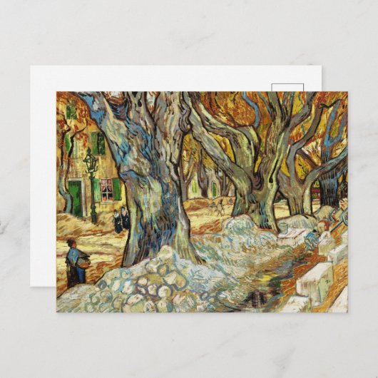 Die großen Flugzeug von Vincent Van Gogh Postkarte (Vorne/Hinten)