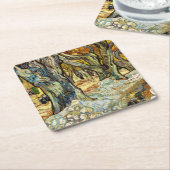 Die großen Flugzeug von Vincent Van Gogh Rechteckiger Pappuntersetzer (angewinkelt)