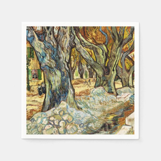 Die großen Flugzeug von Vincent Van Gogh Serviette (Vorderseite)