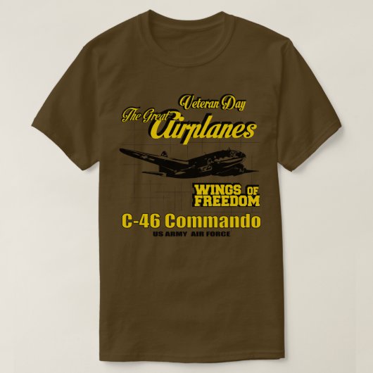 Die großen Flugzeuge verdrängen das Kommando C T-Shirt (Design vorne)
