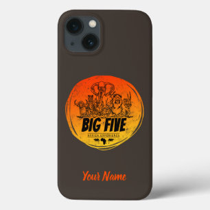 Die großen Fünf der Afrika-Safari Vintage-Elefant, Case-Mate iPhone Hülle