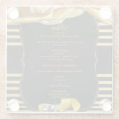 Die großen Gatsby-Untersetzer Glasuntersetzer (Rückseite)