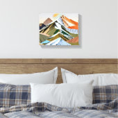 Die großen Gebirgszüge Leinwanddruck (Insitu (Schlafzimmer))