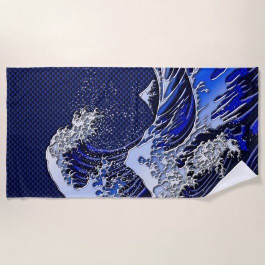 Die großen Hokusai Strandtuch (Vorderseite)