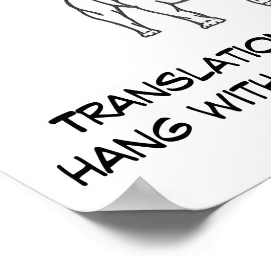 Die großen Hunde Poster (Ecke)