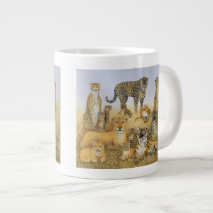 Die großen Katzen Jumbo-Tasse