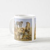 Die großen Katzen Kaffeetasse (Vorderseite Links)