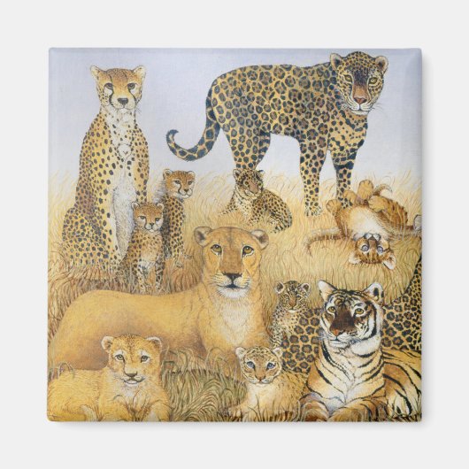 Die großen Katzen Magnet (Vorne)