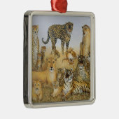 Die großen Katzen Ornament Aus Metall (Rechts)