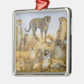 Die großen Katzen Ornament Aus Metall (Links)
