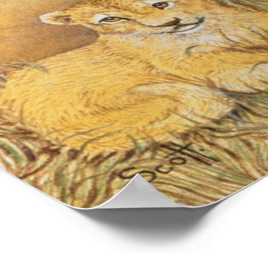 Die großen Katzen Poster (Ecke)