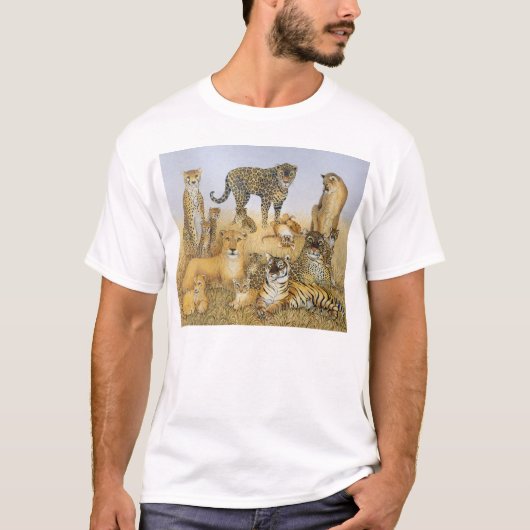 Die großen Katzen T-Shirt (Vorderseite)