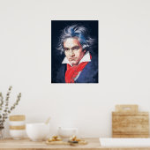 Die großen Komponisten: Beethoven Poster (Küche)