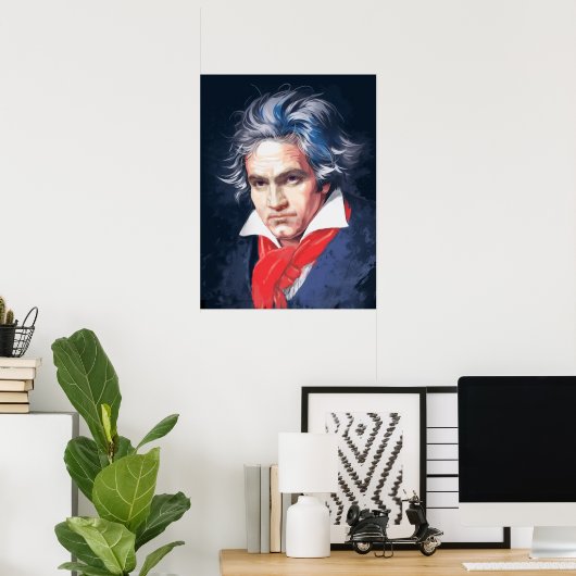 Die großen Komponisten: Beethoven Poster (Heimbüro)