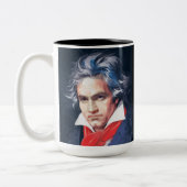 Die großen Komponisten: Beethoven Zweifarbige Tasse (Links)