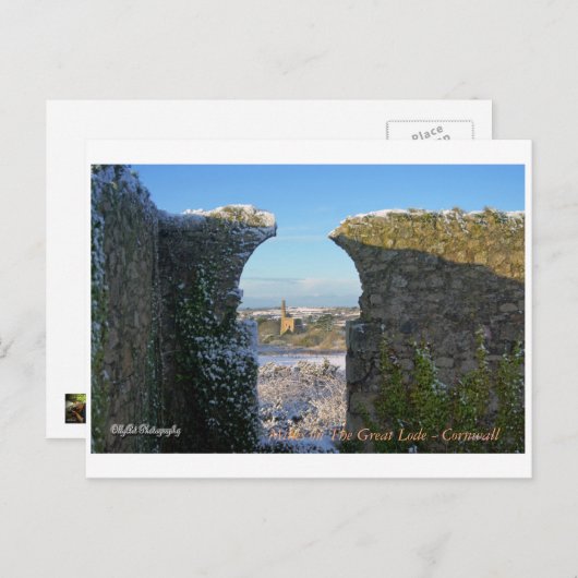 Die großen Lodenminen der Coenwall Postkarte (Vorne/Hinten)