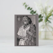 Die großen Omi-Circus-Performer-Karten Postkarte (Stehend Vorderseite)