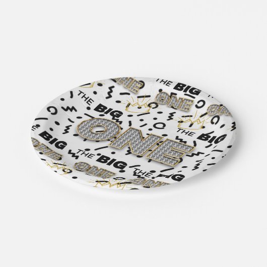 Die großen, passenden Party-Teller Pappteller (Schrägansicht)