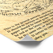 DIE GROSSEN PENTAGRAMM-ÄMTHEN POSTER (Ecke)