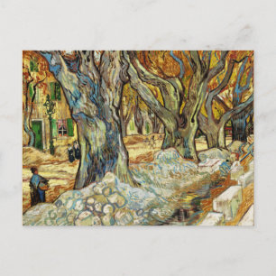 Die großen Platanen von Vincent Van Gogh Postkarte