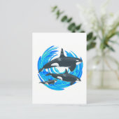 DIE GROSSEN PUNKTE POSTKARTE (Stehend Vorderseite)