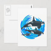 DIE GROSSEN PUNKTE POSTKARTE (Vorne/Hinten)