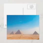 Die großen Pyramiden Postkarte (Vorne/Hinten)
