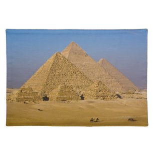 Die großen Pyramiden von Giseh, Ägypten Tischset
