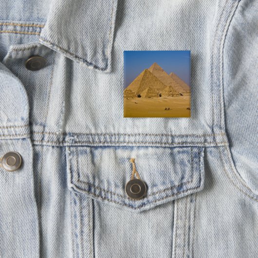 Die großen Pyramiden von Gizeh, Ägypten Button (Beispiel)