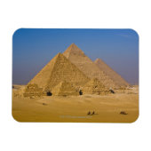 Die großen Pyramiden von Gizeh, Ägypten Magnet (Horizontal)