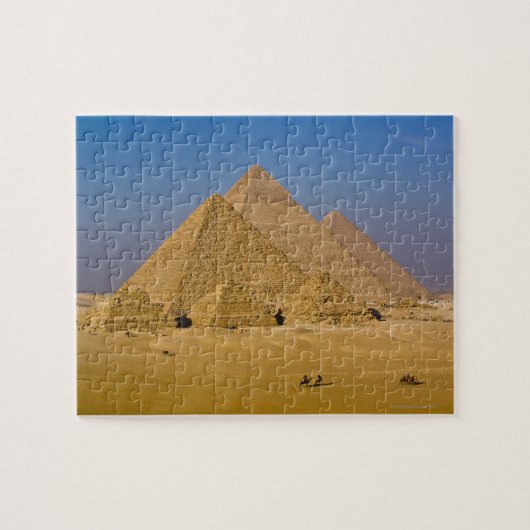 Die großen Pyramiden von Gizeh, Ägypten Puzzle (Horizontal)