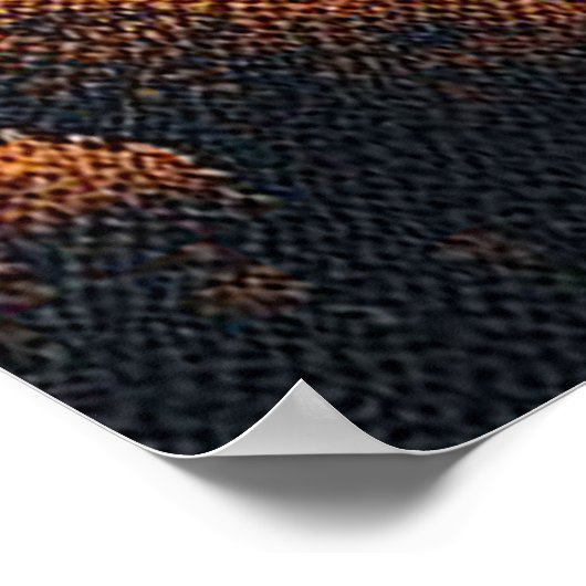 Die großen Pyramiden von Gizeh Ägypten reisen Poster (Ecke)