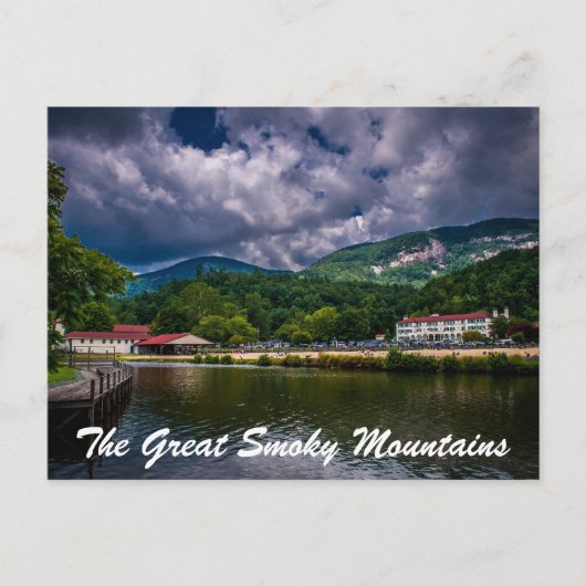 Die großen, rauchigen Berge Postkarte (Vorderseite)