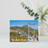 Die großen, rauchigen Berge Postkarte (Stehend Vorderseite)