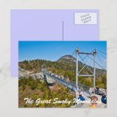 Die großen, rauchigen Berge Postkarte (Vorne/Hinten)