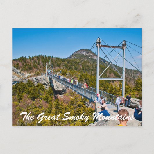 Die großen, rauchigen Berge Postkarte (Vorderseite)