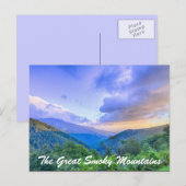 Die großen, rauchigen Berge Postkarte (Vorne/Hinten)