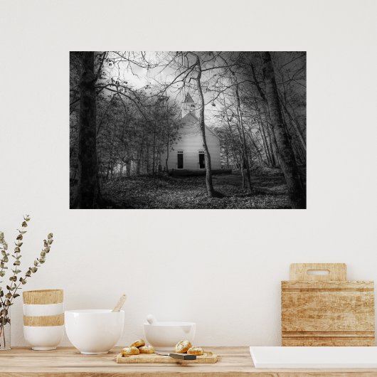 Die Großen rauschigen Höhlen bedecken die alte Kir Poster (Küche)